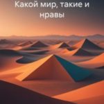 Какой мир, такие и нравы